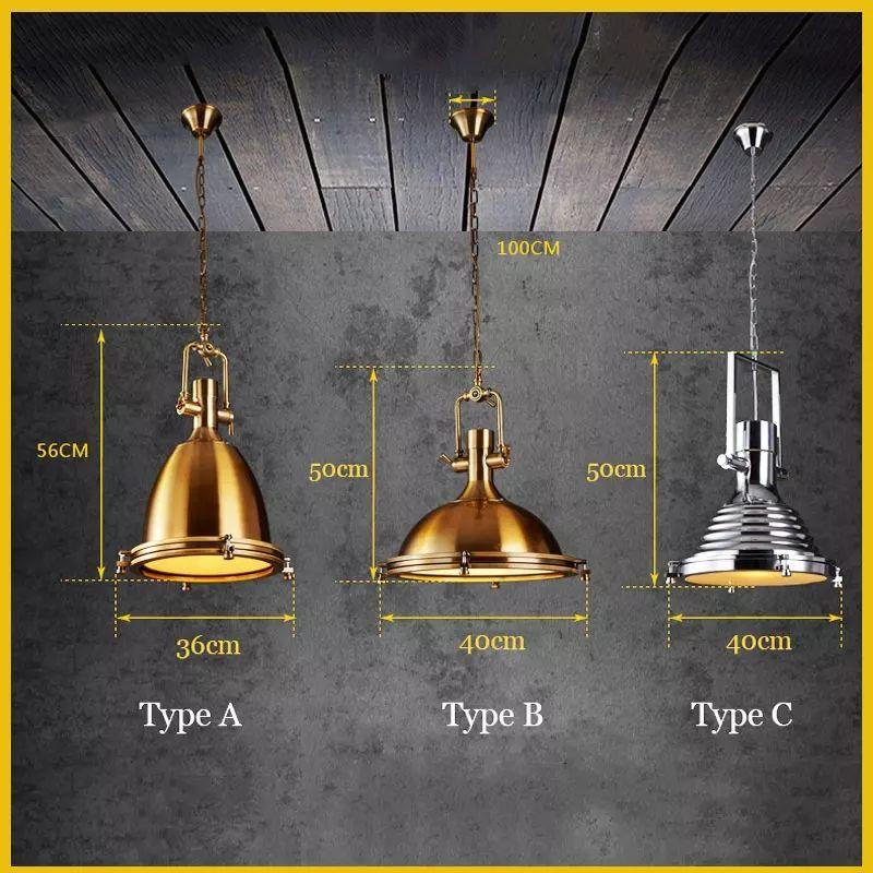 Vintage Adjustable chain pendant Lights - Image 5