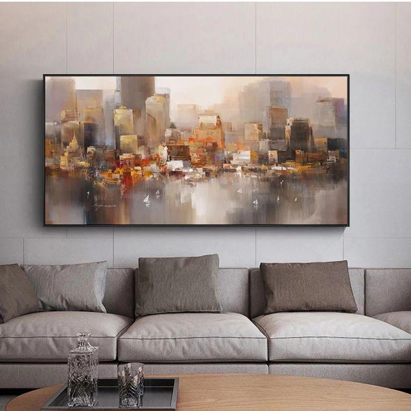 Modern Abstract Oil Painting Wall Art - Image 5