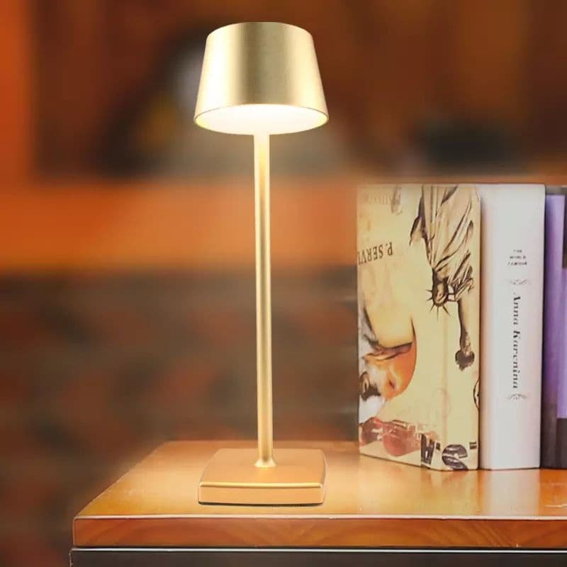Rechargeable Metal Table Lamp