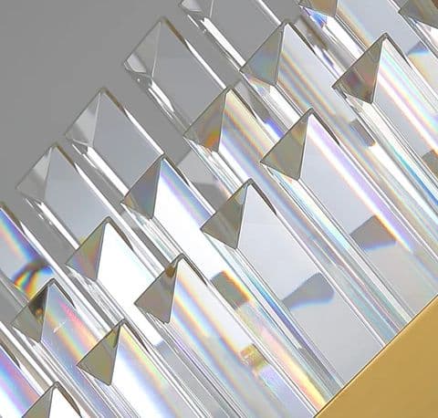 Gold Crystal Chandelier chain light - Image 4