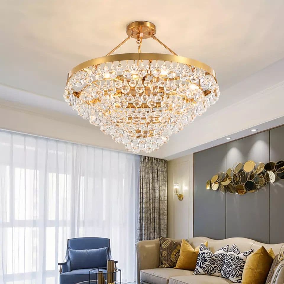 Modern Crystal LED Chandelier light - Image 4