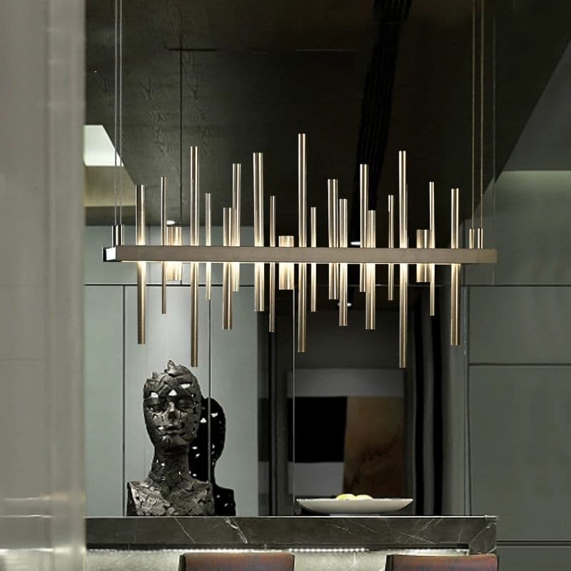 Pipe LED chandelier light - Image 2