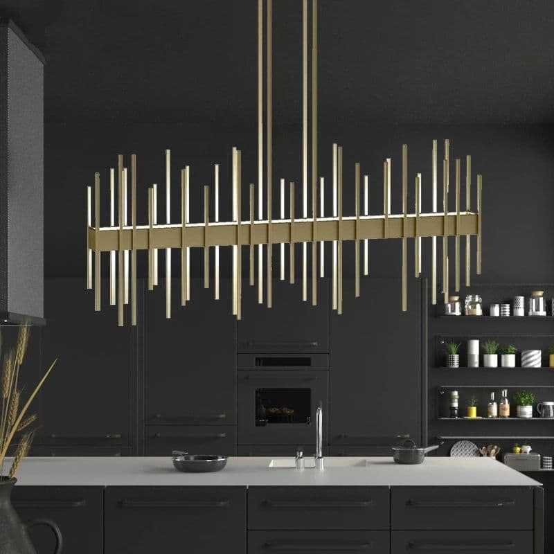 Pipe LED chandelier light - Image 3