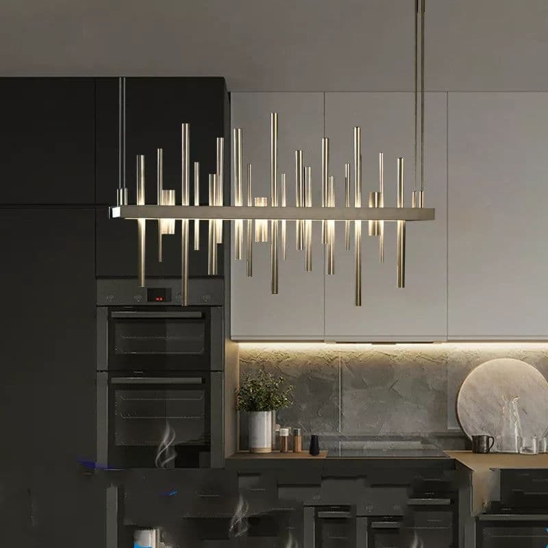 Pipe LED chandelier light - Image 4