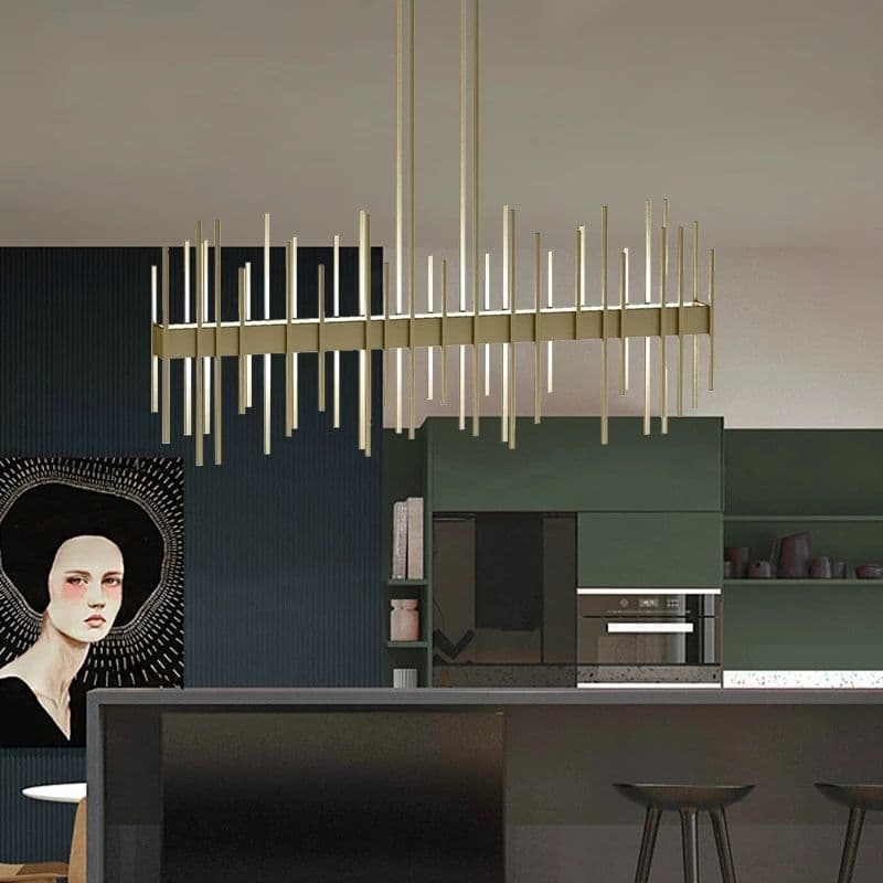 Pipe LED chandelier light - Image 5