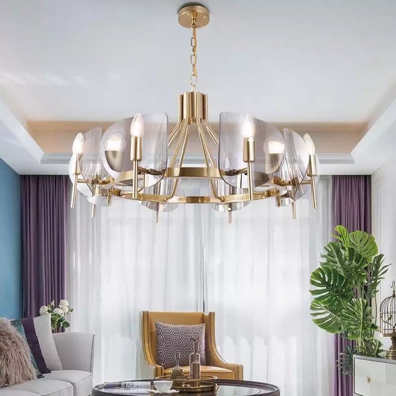 Post-modern Glass LED Chandelier light