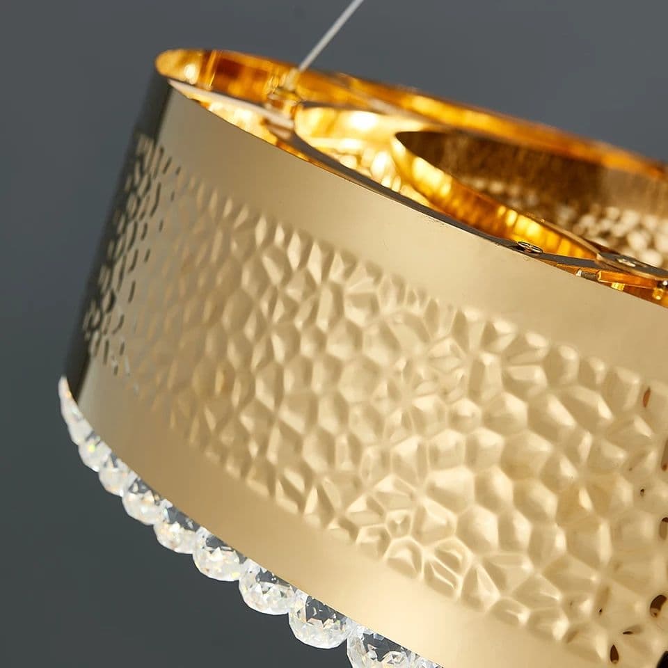 Oval Modern Gold Chandelier Light - Image 4