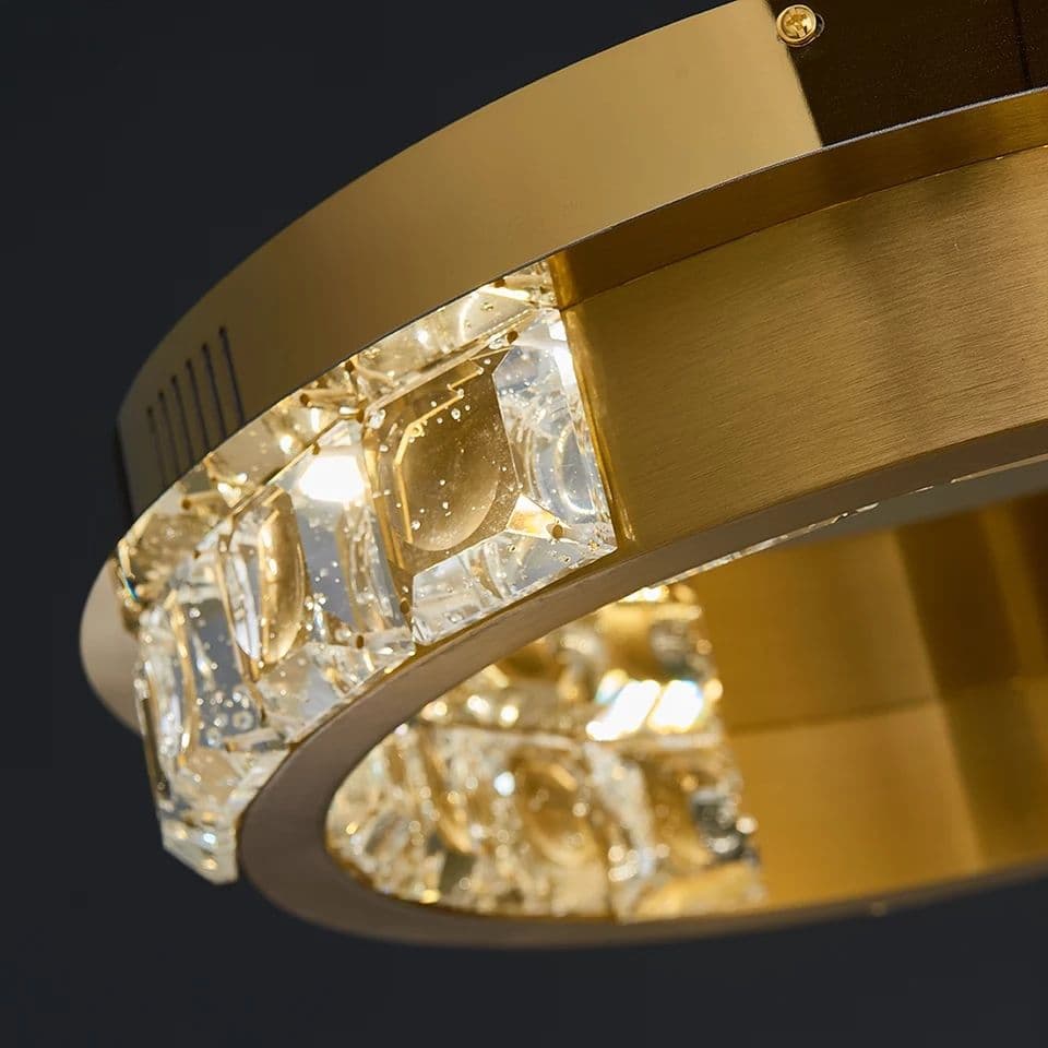 Circle Led crystal Ceiling Lamp - Image 3