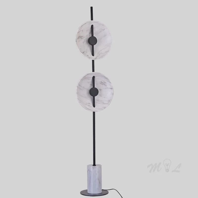 Modern white Standing Table Lamp - Image 5