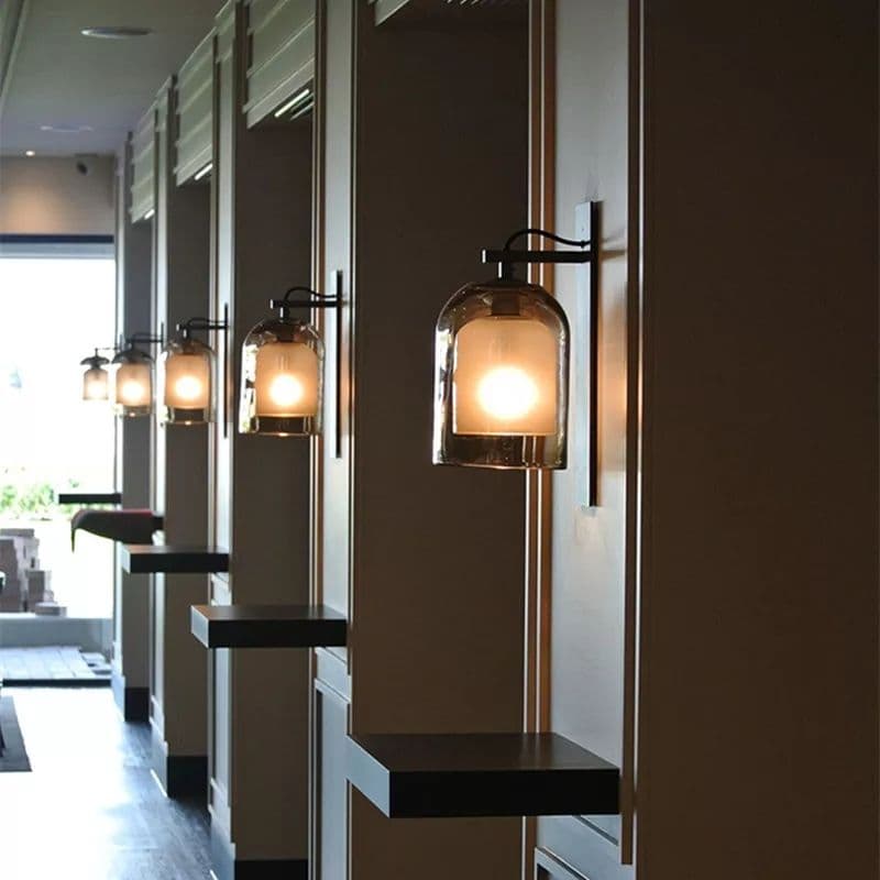 Double Glass Modern Led Wall Lamp - Image 3
