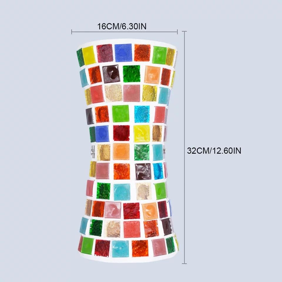 Rainbow Vase Sculpture Glass Wall Light - Image 5