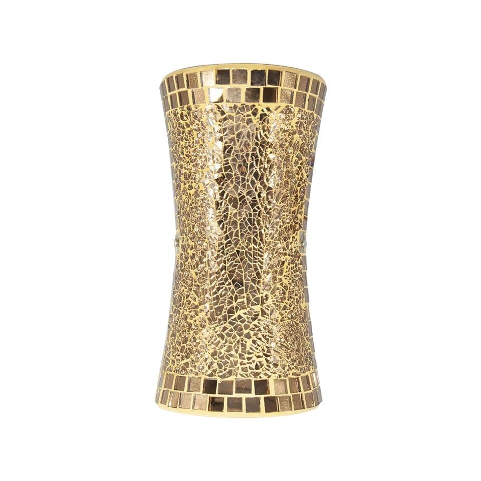 Vintage Handcraft Gold Glass Wall Light - Image 5