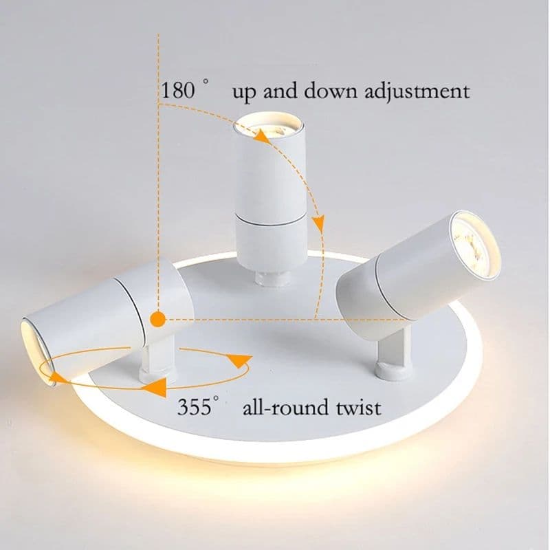 Modern Rotating LED Ceiling Lights - Image 4