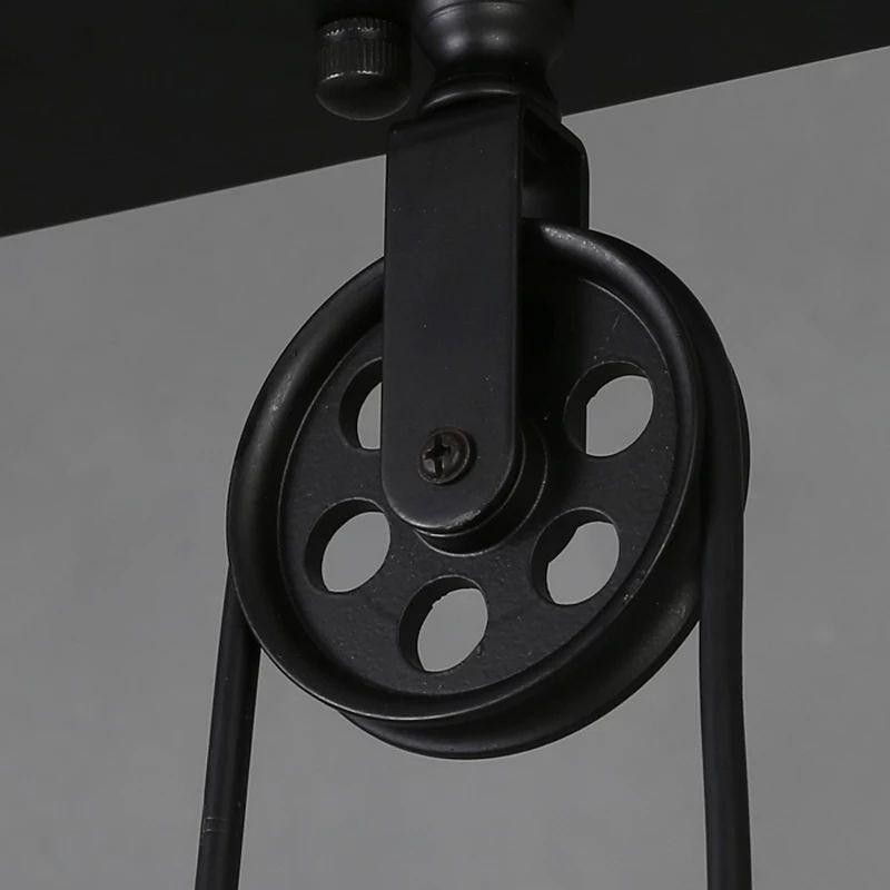 Indoor Retro Black LED Pendant Lamp - Image 4