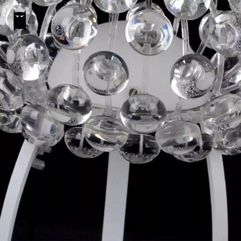 Acrylic Round Caboche LED Table Lamp - Image 2