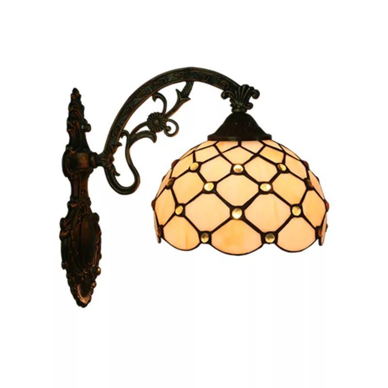 European Classic Indoor LED Tiffany Wall Lamp - Image 7