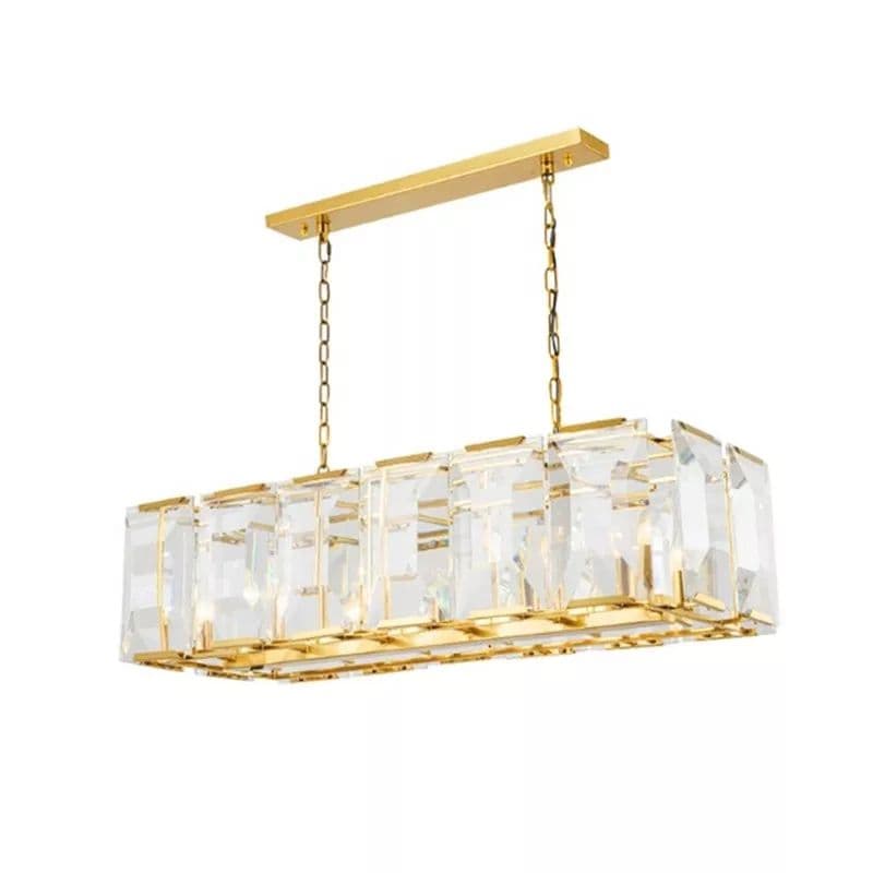 Rectangular Large crystal Chandelier lamp - Image 2
