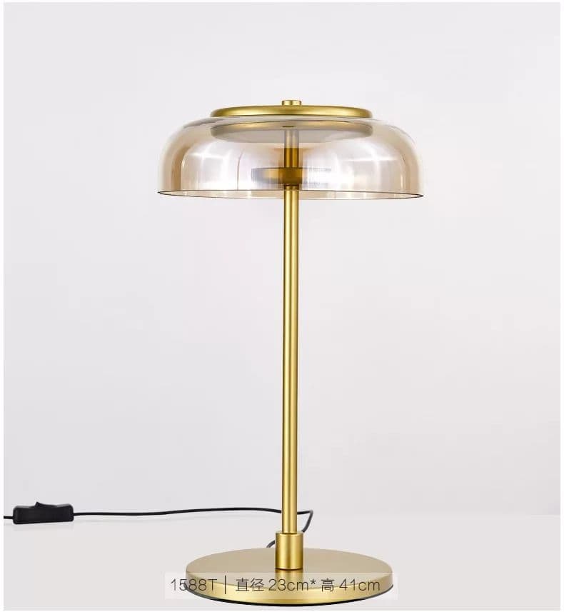 Post-modern creative color crystal ball designer table lamp