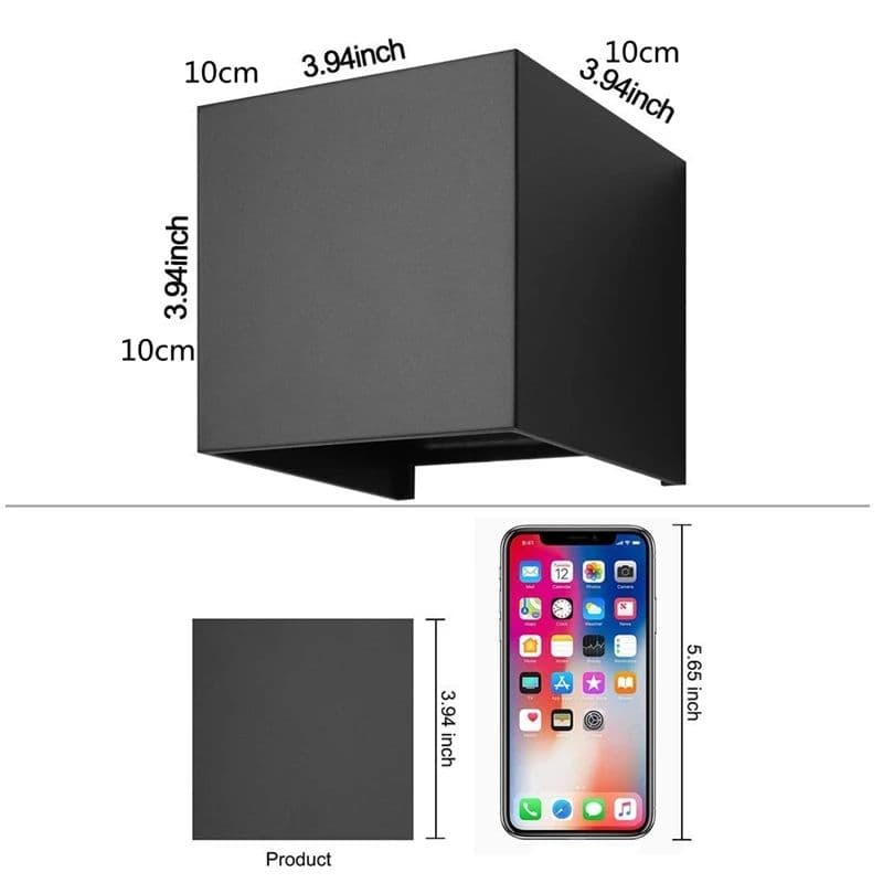 Square LED Outdoor Waterproof Wall Light - Image 4