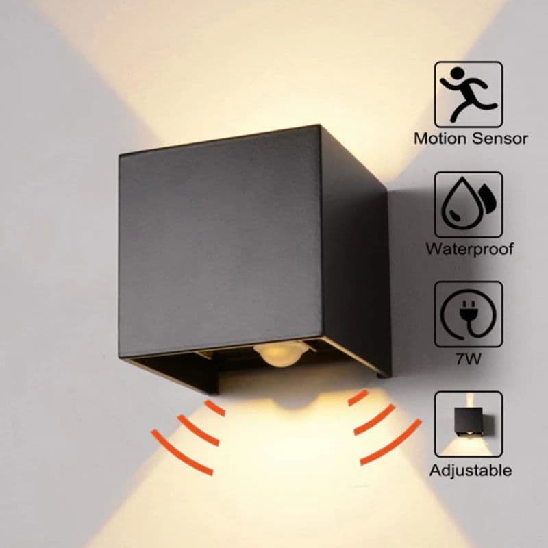 Square LED Outdoor Waterproof Wall Light - Image 2