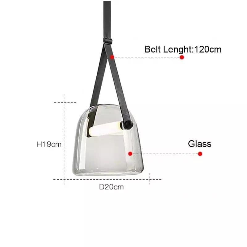 Modern Glass Pendant Light - Image 4
