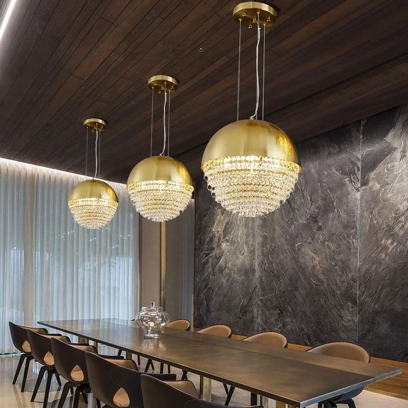 Postmodern Gold Stainless Steel Pendant Light - Image 4