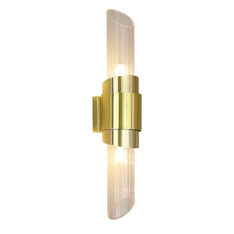 Modern Glass Gold Metal LED Wall Lamp - Image 7