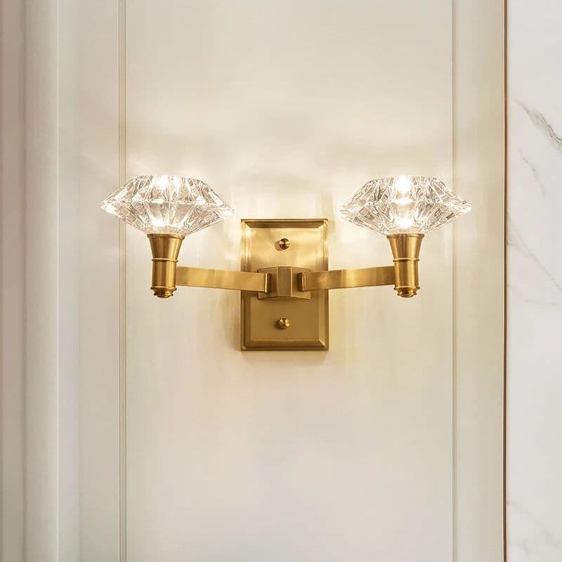 Modern Single And Double Head Crystal Wall Lamp - Image 6