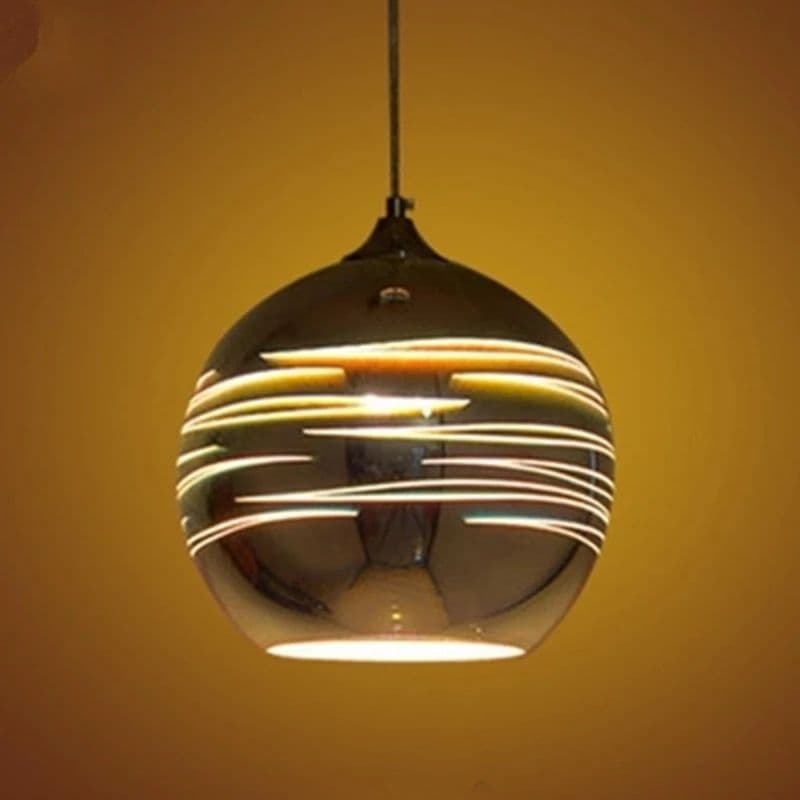 Modern Creative Colored Glass Ball Chandelier Light