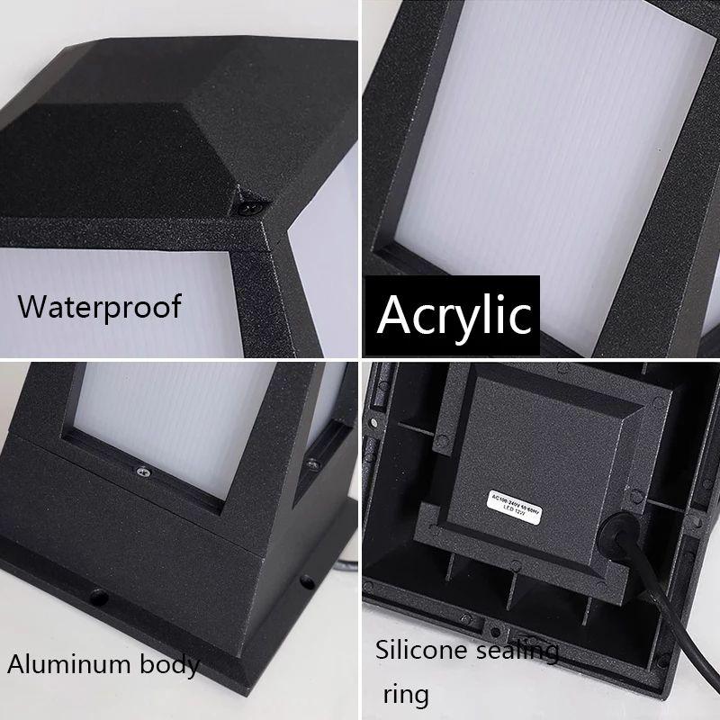 Outdoor Waterproof Modern Column Headlight - Image 4