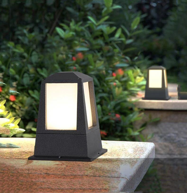 Outdoor Waterproof Modern Column Headlight