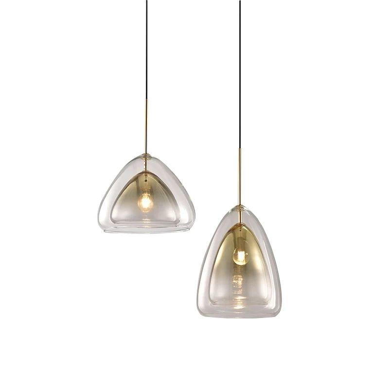 Creative Modern Glass LED Pendant Drop Lamp - Image 6
