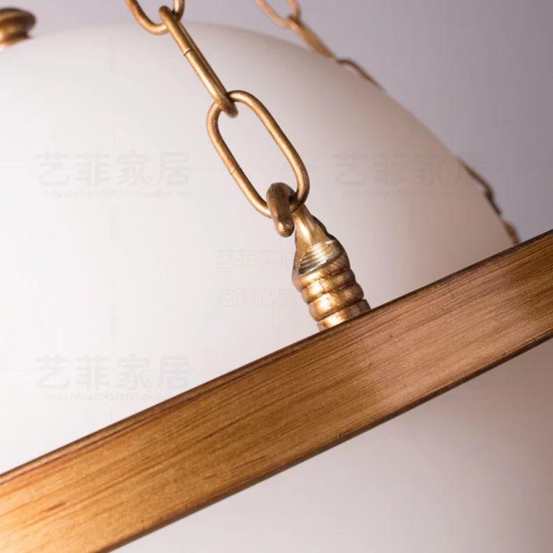 Retro Oval Glass Ball Pendant Drop Light - Image 4